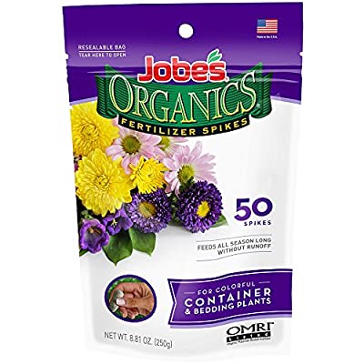 Jobe’s Organic Fertilizer Spikes, Container & Bedding.