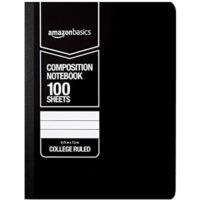 12 Pack Amazon Basics College Ruled Notebook, 100 Sheets