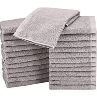 24 Pack Amazon Basics Fast Drying Terry Cotton Washcloths