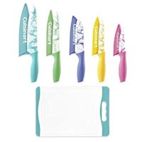 11 Pc Cuisinart Marble Knife Cutting Board and Knive Set