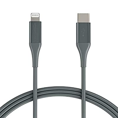 Amazon Basics 6-Ft USB-C to Lightning Cable MFi Certified Cord