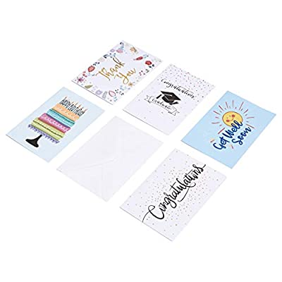 Amazon Basics All Occasion Greeting Cards, 48 Cards and Envelopes - $2.76 ($12.99)