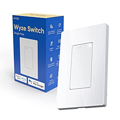 Wyze Switch, 2.4 GHz WiFi Smart Light Switch