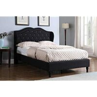 Home Life 19 Platform Bed, Full, Black