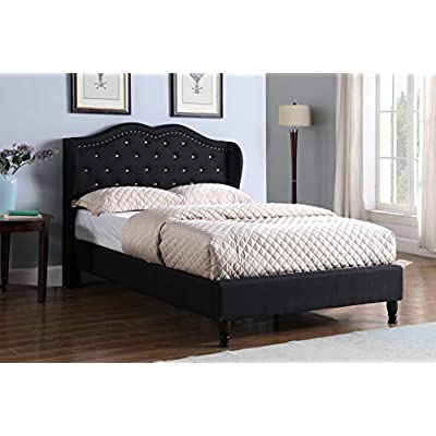 Home Life 19 Platform Bed, Full, Black - $138.50 ($425.55)