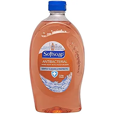 Softsoap Antibacterial Hand Soap Refill, Crisp Clean, 32 Oz