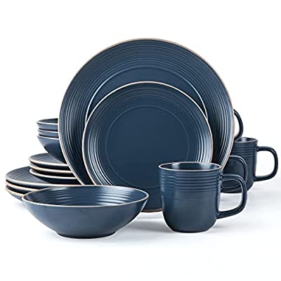 16 Pc ARORA RINGAR Round Stoneware Dinnerware Set - $29.30 ($61.49)