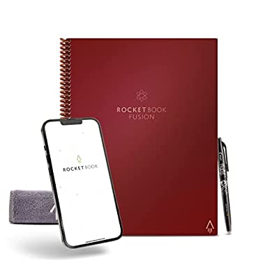 Expired: Rocketbook Fusion Smart Reusable Notebook, (8.5″ x 11″)