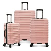 3 Pc U.S. Traveler Boren Polycarbonate Hardside Luggage (22/26/30)