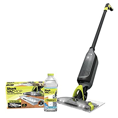 Shark VACMOP Pro Cordless Vacuum Mop, 4 Pads & Cleaning Solution