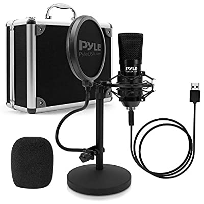 Pyle USB Microphone Podcast Recording Kit