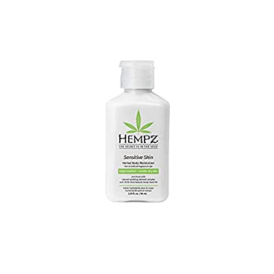 Hempz Sensitive Skin Herbal Body Moisturizer with Oatmeal, Shea Butter