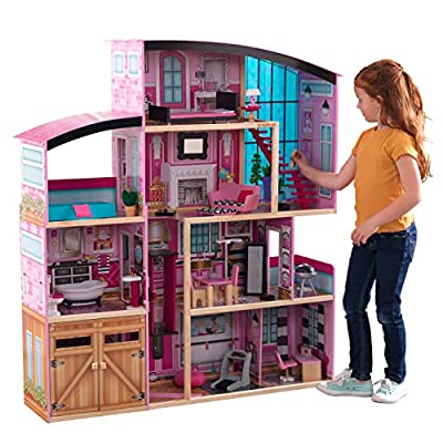 KidKraft Shimmer Mansion Wooden Dollhouse w/ Lights and Sounds - $71.46 ($229.99)