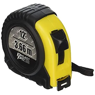 Performance Tool 12″ Cushion Grip Tape Measure