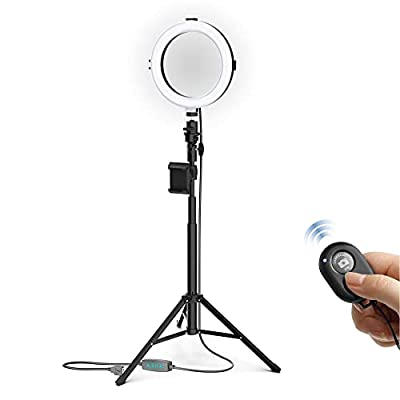 Bower 8″ Selfie Ring Light Studio with Adjustable Tripod - $7.50 ($15)