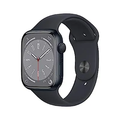Apple Watch Series 8 [GPS 45mm] Smart Watch w/Midnight Aluminum Case