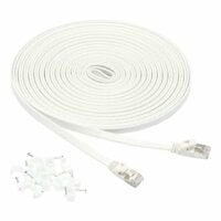 30 Foot Amazon Basics Cat 7 Ethernet Cable, White