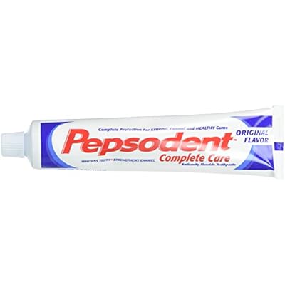 6 Pack Pepsodent Complete Care Anticavity Fluoride Toothpaste, Original, 5.5 Oz