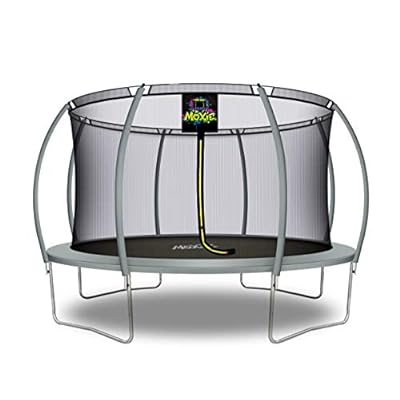8 FT Moxie Outdoor Trampoline Set with Premium Safety Enclosure