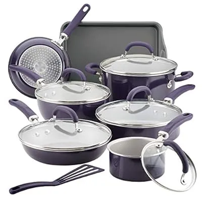 13 Pc Rachael Ray Nonstick Cookware Set