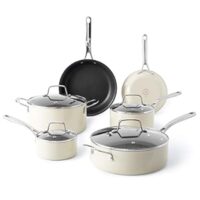 10 Pc Martha Stewart Lockton Premium Nonstick Cookware Set