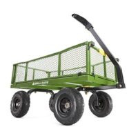 Gorilla Carts 4 Cu. Steel Utility Cart with No-Flat Tires