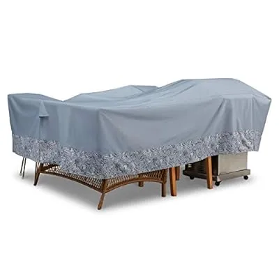 Vera Bradley Patio Set Cover: 100″x70″x25″ Rain Forest Toile