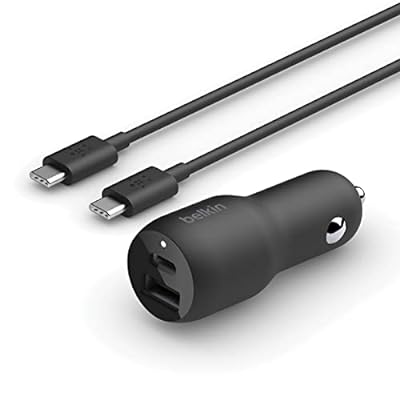 Belkin 37W Dual Port Fast Car Charger w/ USB-C Cable - $14 ($34.99)