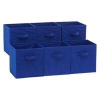 6 Pack Collapsible Fabric Storage Cubes