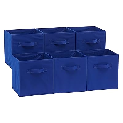 6 Pack Collapsible Fabric Storage Cubes