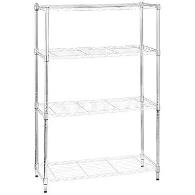 Amazon Basics 4-Shelf Adjustable, Heavy Duty Shelving Unit