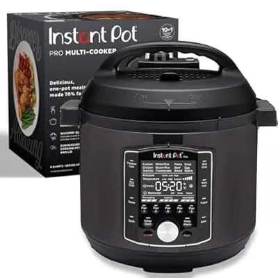 Instant Pot Pro 10-in-1 Pressure Cooker, 6 Quart