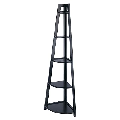 Winsome Adam Corner Shelf, Black