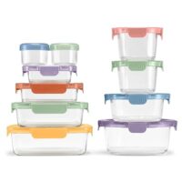 20PC Mixed Glass Food Storage Sets