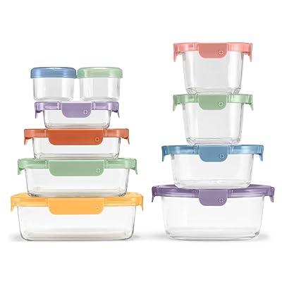 20PC Mixed Glass Food Storage Sets - $18.94 ($55)