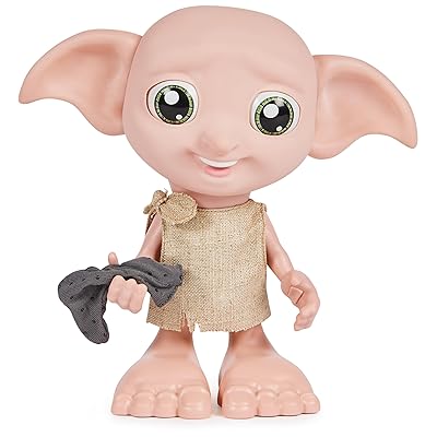 Interactive Magical Dobby Elf Doll with Sock