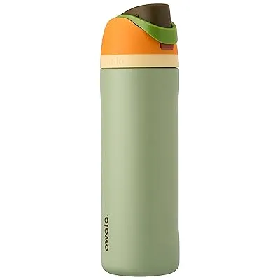 24 Oz Owala FreeSip Insulated Stainless Steel Water Bottle with Straw