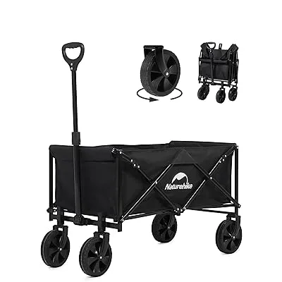 Naturehike Collapsible Beach Wagon with Big Wheels, 300lbs