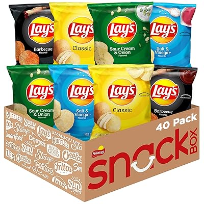40 Pack Lay’s Potato Chips, 4 Flavor Variety Pack - $13.89 ($16.35)
