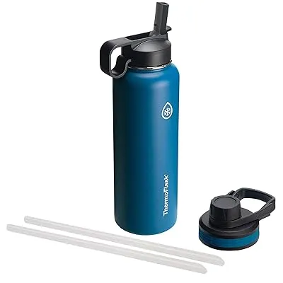 ThermoFlask 40 oz Double Wall Vacuum Insulated Stainless Steel Water Bottle