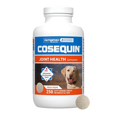 Nutramax Laboratories Nutramax Cosequin Joint Supplement for Dogs, MSM+HA, Chew Tablets, 250ct - $42.49 ($59.99)