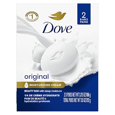 Dove Beauty Bar Soap Original, Pack of 24 3.75 oz
