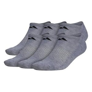 adidas Men’s Cushioned No Show Socks