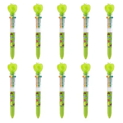 10-Pack ABG Accessories Novelty Candy & Snack Brand Multi Color Pens, Kids