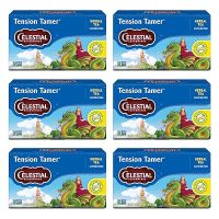 6-Pack Celestial Seasonings Tension Tamer Herbal Tea, Caffeine Free, 20