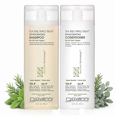 GIOVANNI Tea Tree Shampoo & Conditioner - $9.86 ($19.98)