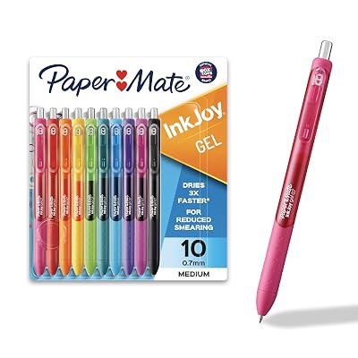 Paper Mate InkJoy Gel Pens, Medium Point, 10 Count