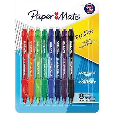 8-Count Paper Mate Profile Mech Mechanical Pencils, 0.7mm #2 Pencil Lead - $3.57 ($7.16)