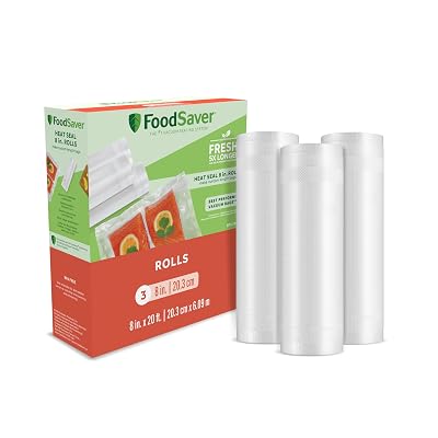 3-Pack FoodSaver Custom Fit Airtight Food Storage and Sous Vide Vacuum