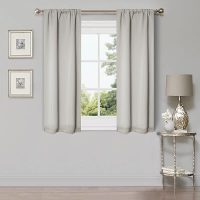 2-Pack Superior Blackout Curtains, Room Darkening, Bedroom, Drapes